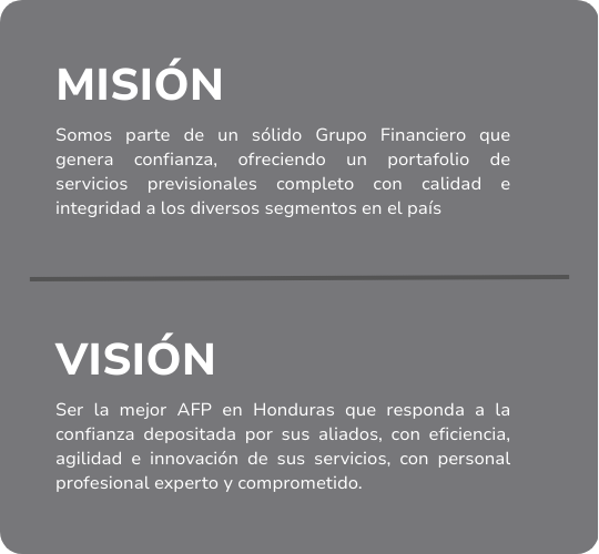 Misión y visión AFP Atlántida